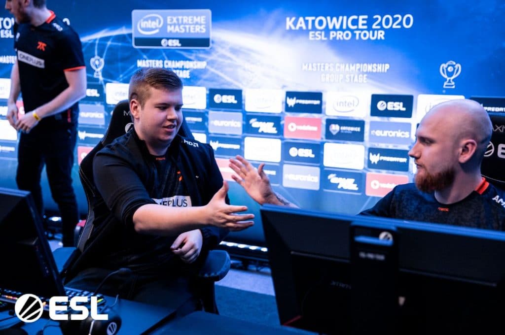 Fnatic at IEM Katowice 2020.