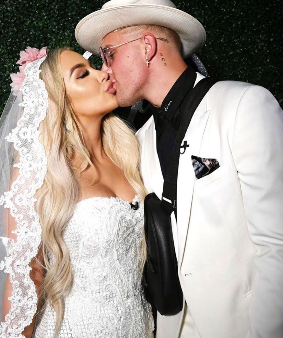 Tana Mongeau and Jake Paul kiss