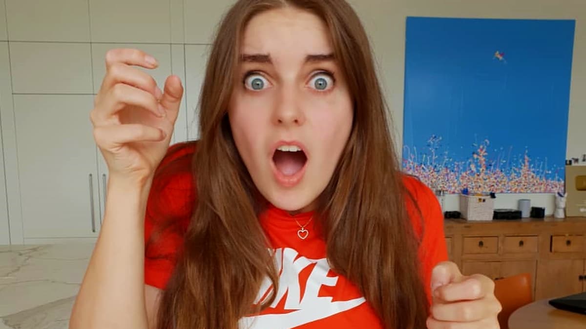 Loserfruit looks shocked for YouTube thumbnail