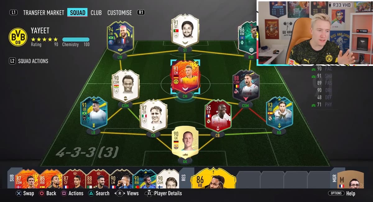 Reev built a strong La Liga and Bundesliga hybrid for Alex Sandro