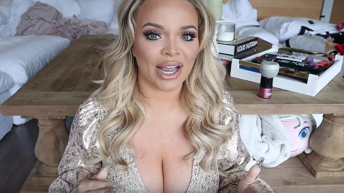 Trisha Paytas speaks to the camera.