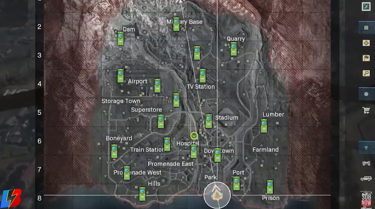 Warzone Buy Station Locations