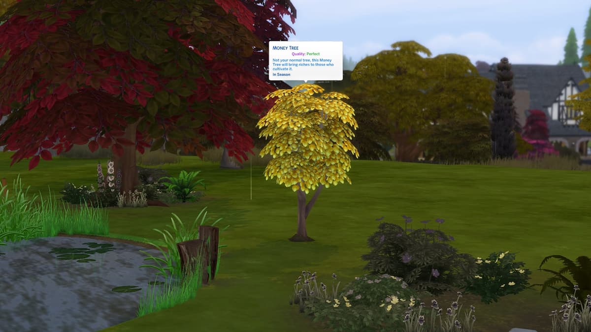 Money tree in The Sims 4