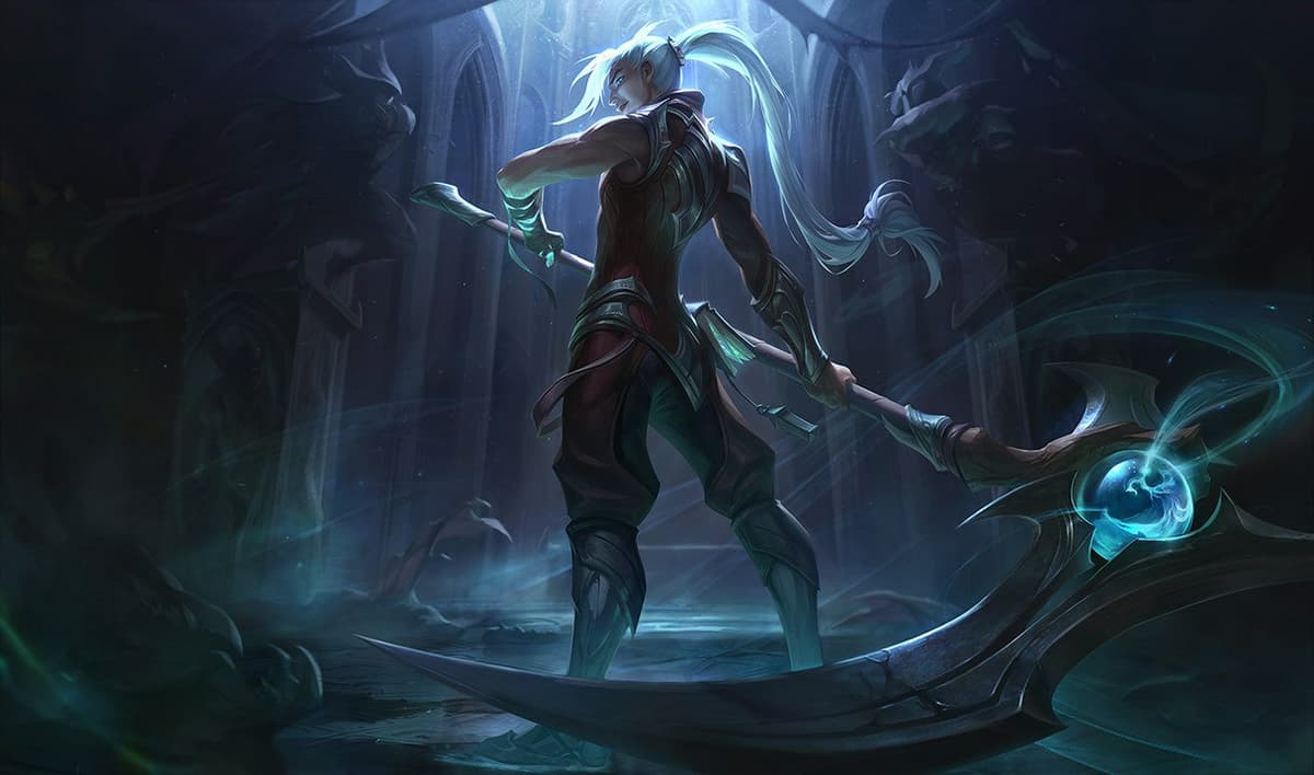 Soulhunter Kayn splash art for League of Legends