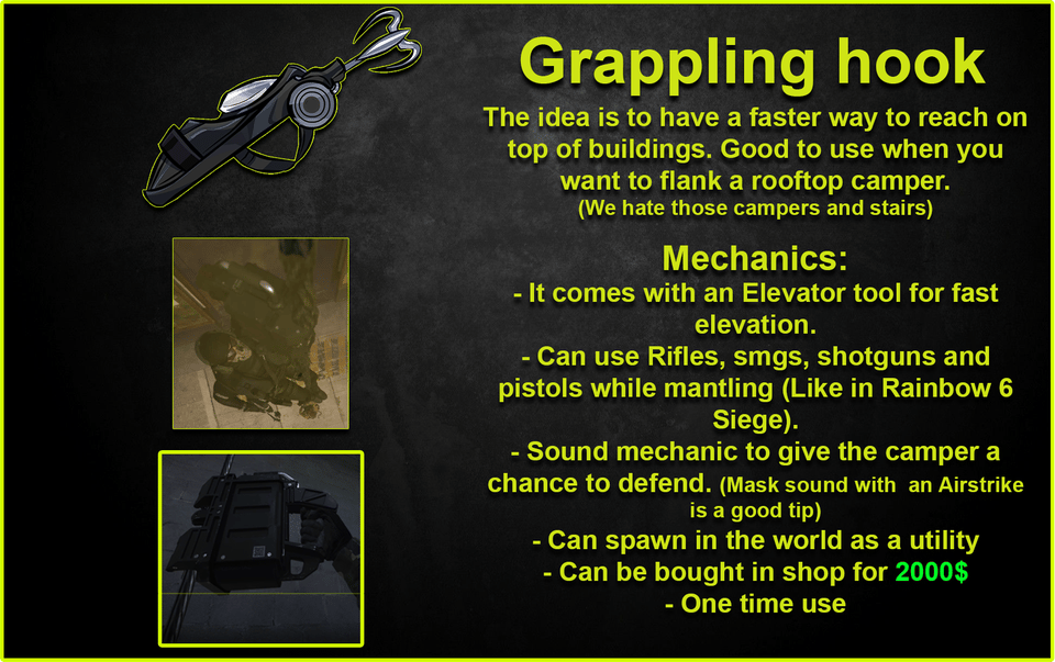 Rayledare's Grappling Hook in Warzone.