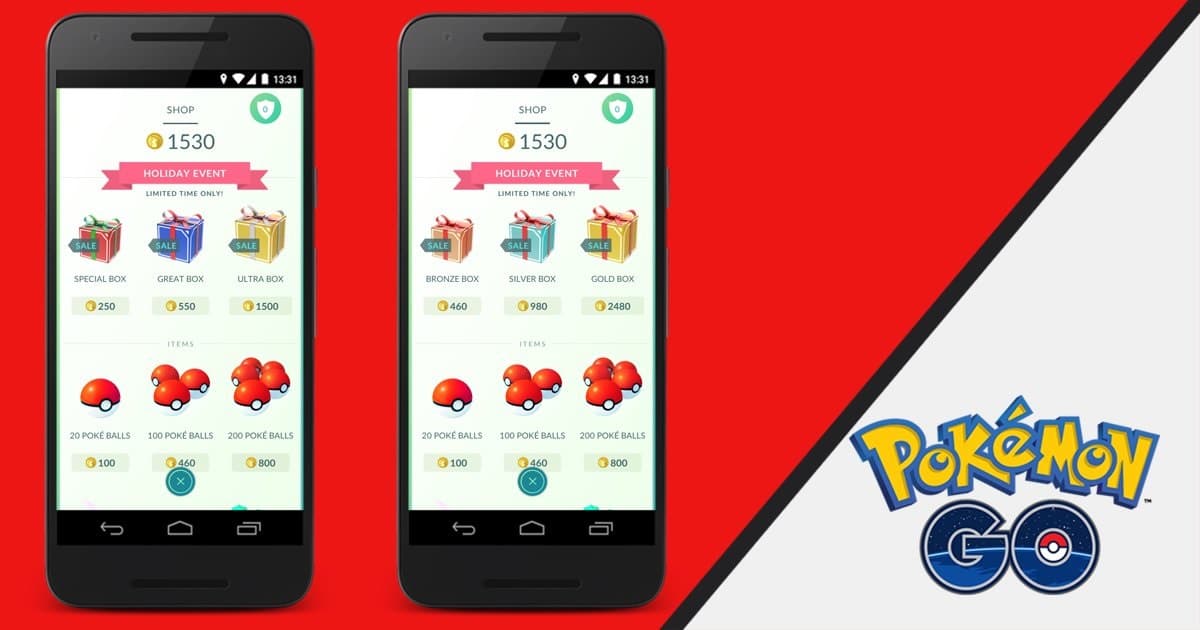 Pokemon Go Shop Coins