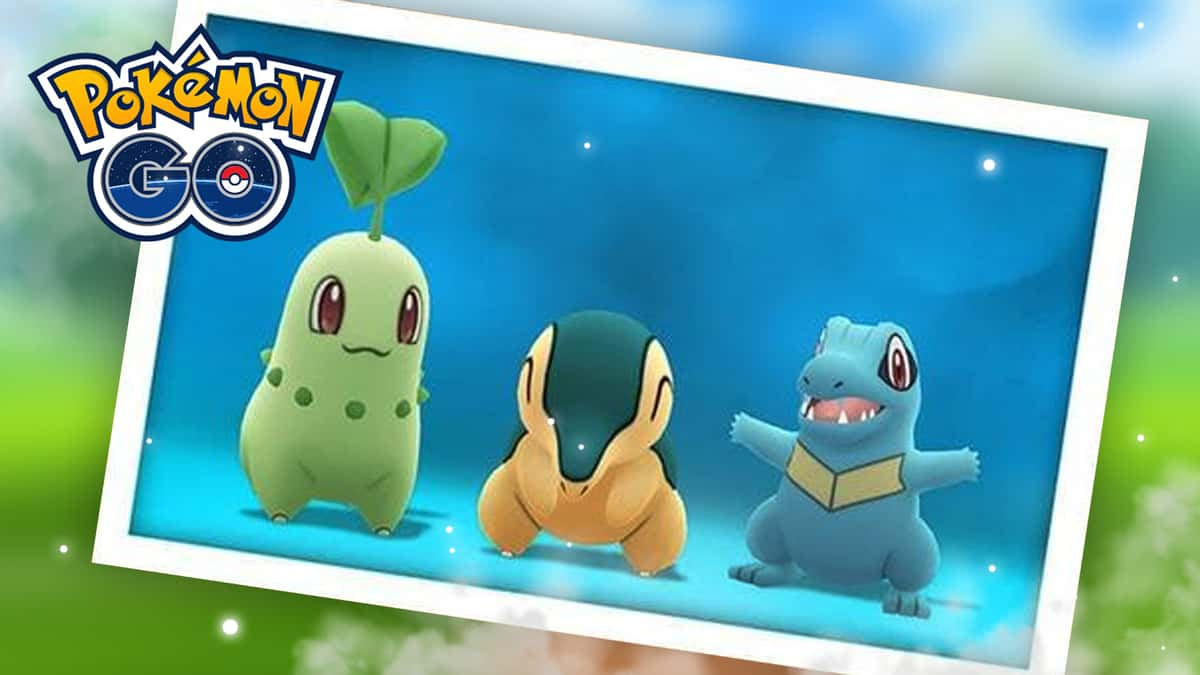 Johto starters in Pokemon Go