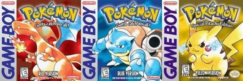 Pokemon Red Blue Yellow New