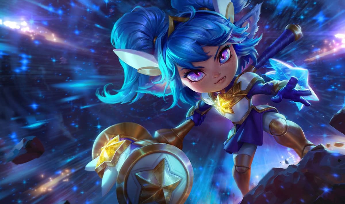 Star Guardian Poppy splash art for League of Legends