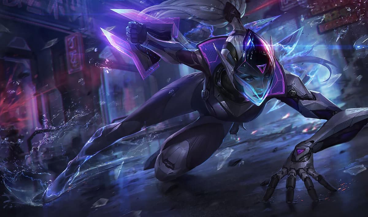 Project Vayne splash art for League of Legends