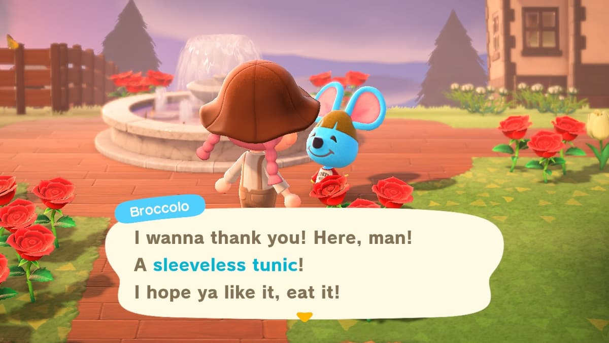 Animal Crossing: New Horizons' Broccolo has a very different kind of catchphrase.