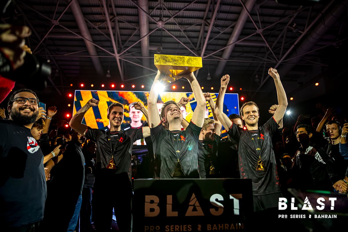 Astralis winning BLAST Global Pro Series. 