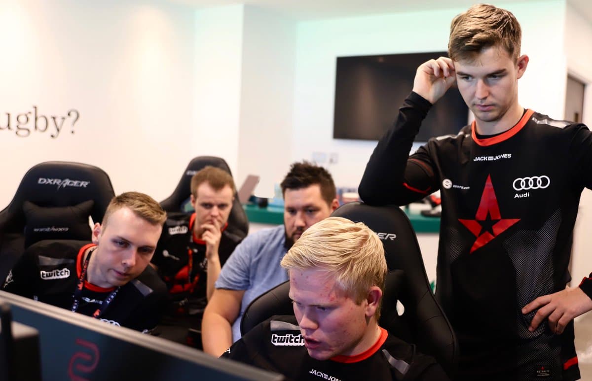 Astralis CS:GO team practicing