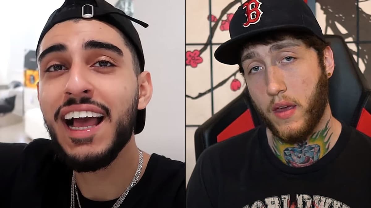 FaZe Rain and FaZe Banks talk to the camera