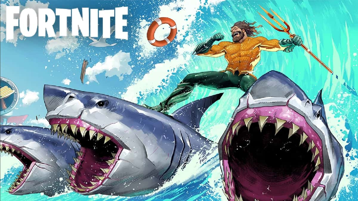 Fortnite' aquaman and loot sharks