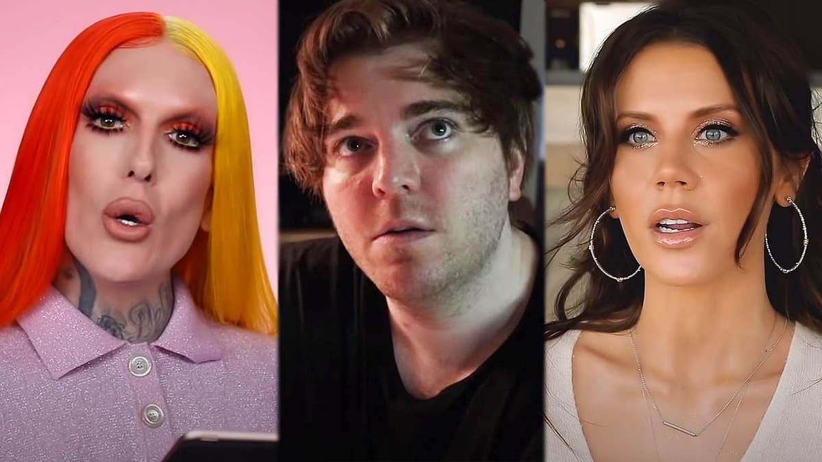 Jeffree Star Shane Dawson Tati Westbrook YouTube stills