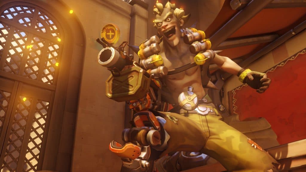 Junkrat on temple