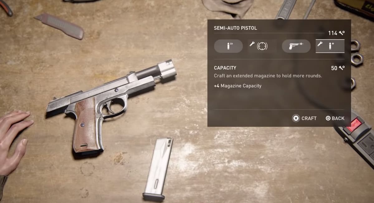 Upgrading the Semi-Auto Pistol's capacity is a good idea.