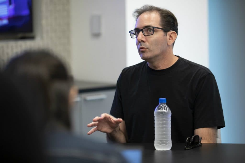 Overwatch Game Director Jeff Kaplan at OWL media day