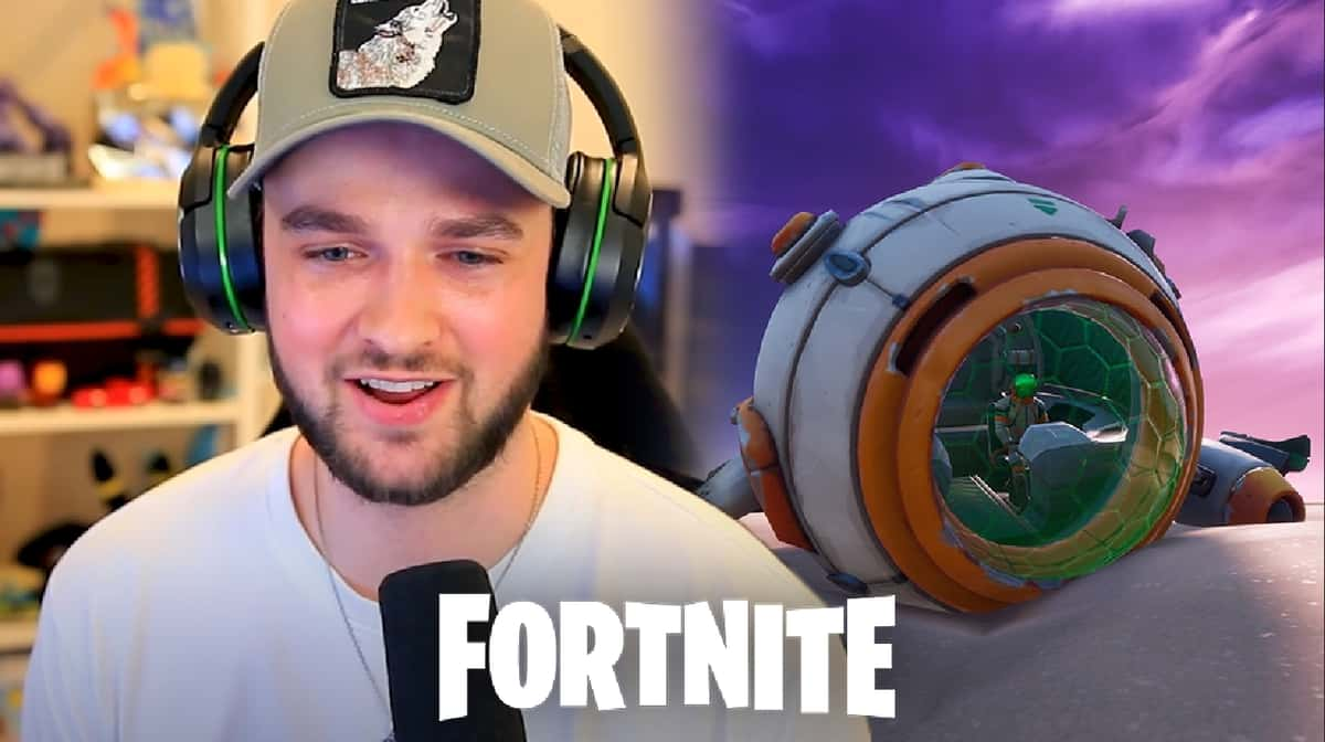 Ali-A and fortnite space ship