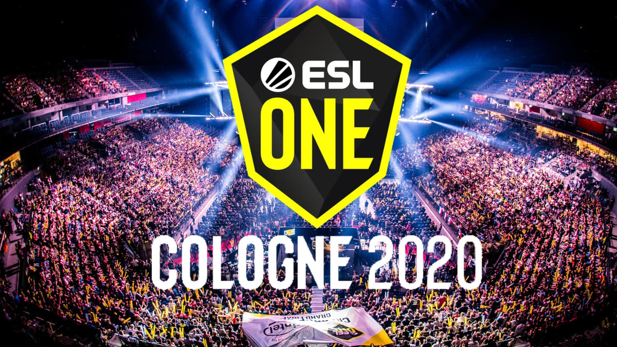 ESL One tournament in a stadium