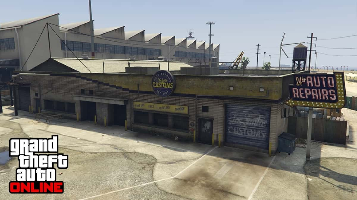 Los Santos Customs shop in GTA Online