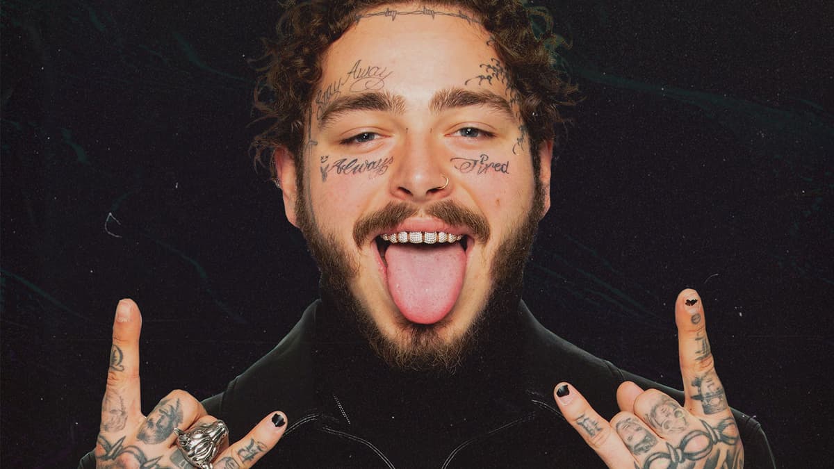 post malone posing