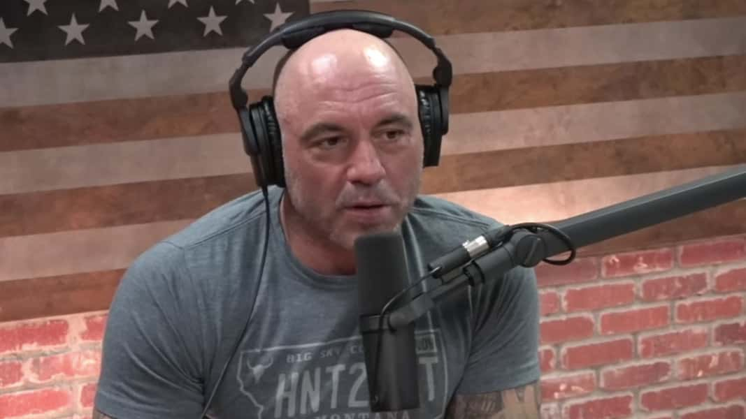 Joe Rogan talking on his podcast