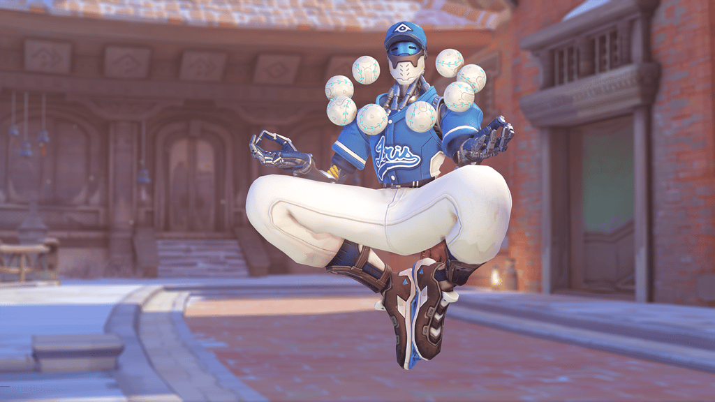 Zenyatta's Overwatch fastball skin