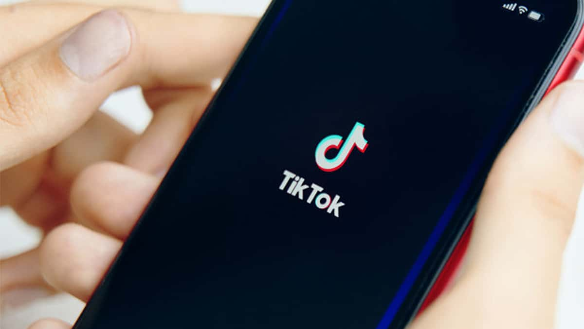 TikTok on smartphone