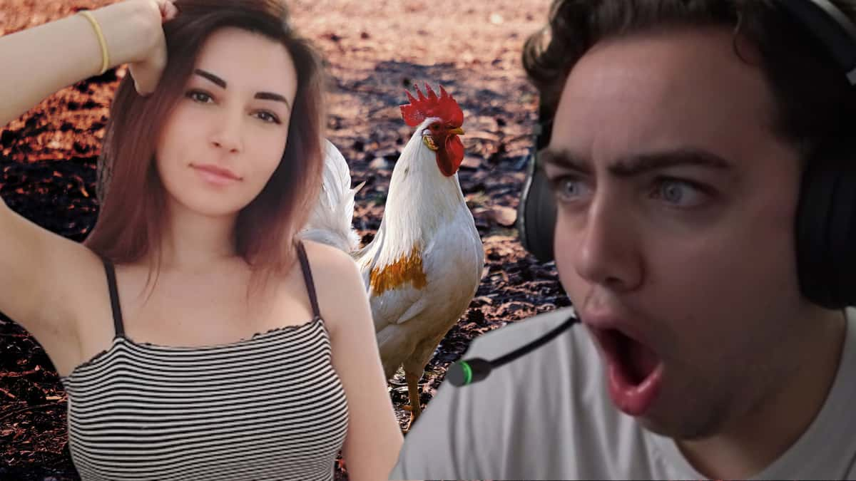 Alinity tells Mizkif about her pet chicken