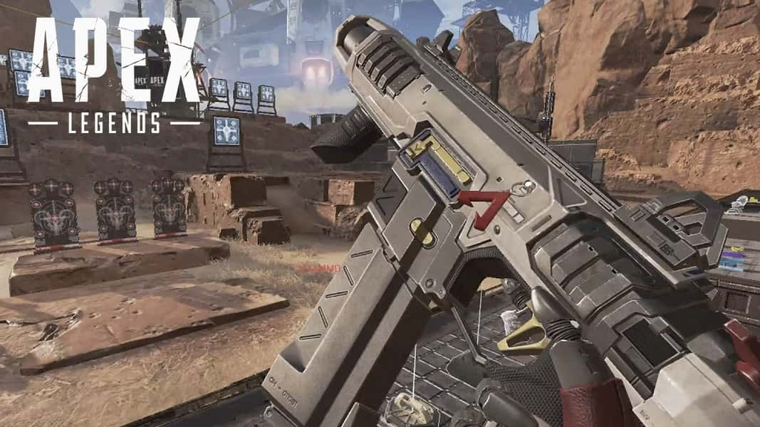 R-99 SMG in Apex Legends firing range