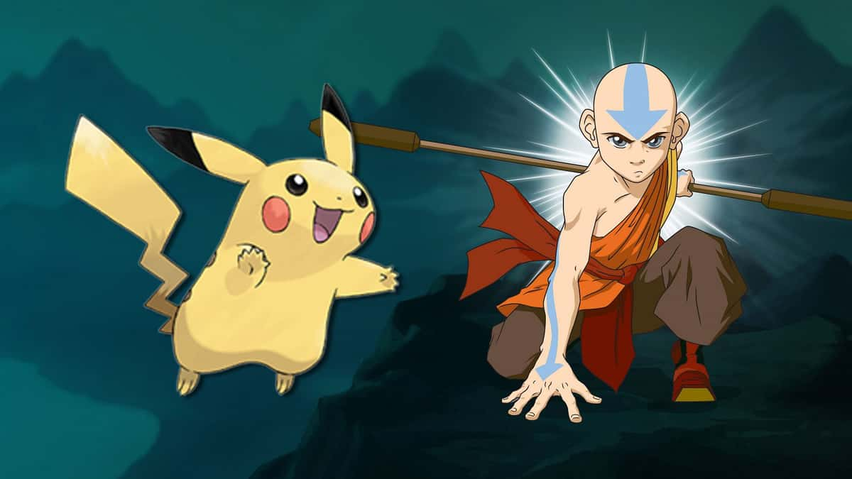 pikachu aang avatar