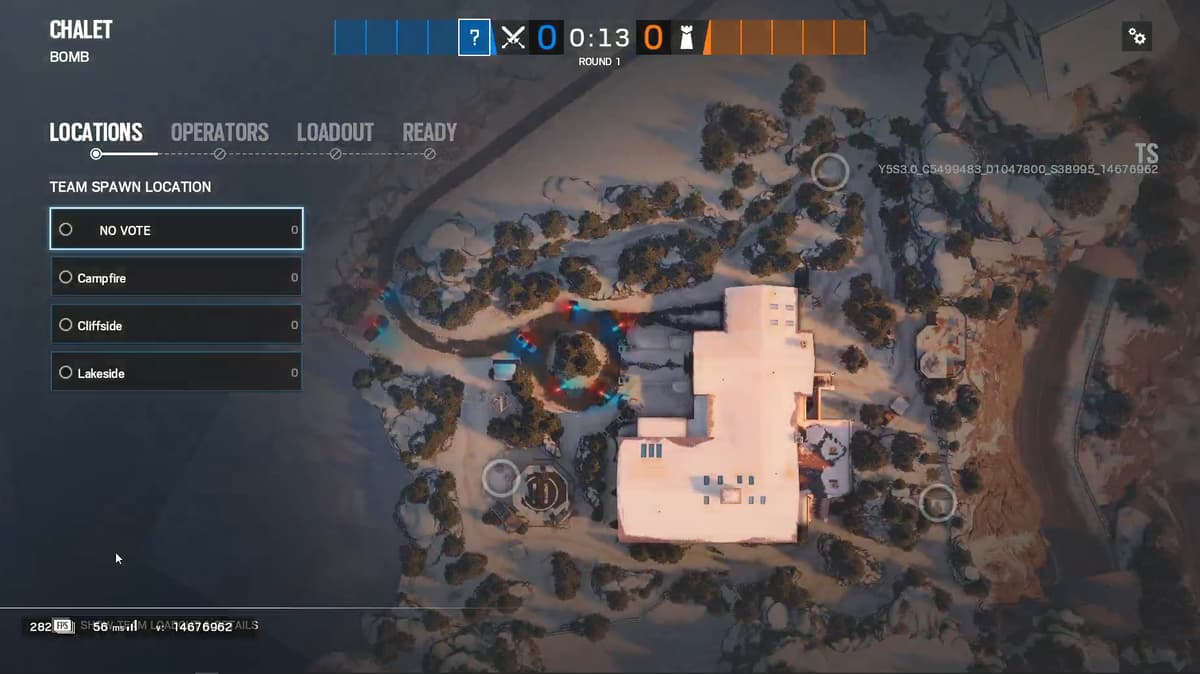 Chalet rework attacker spawn choices in Rainbow Six Siege