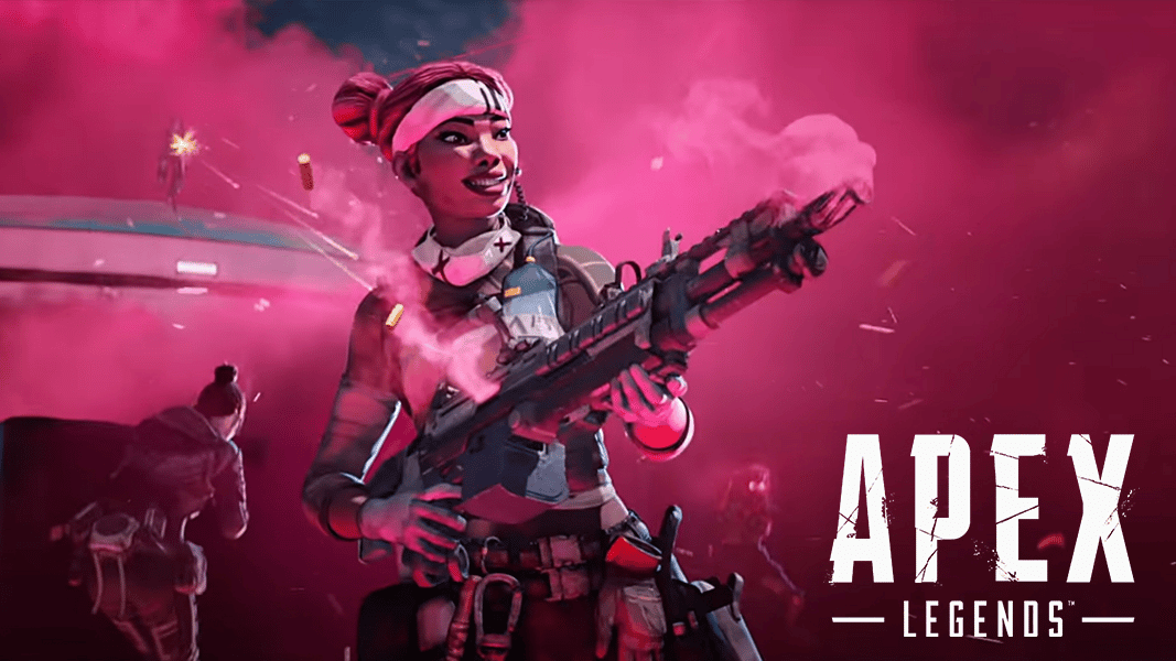 Lifeline character holding a gun in apex legends