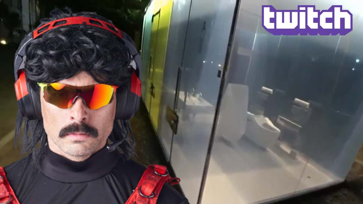 Dr Disrespect at a public washroom in Tokyo