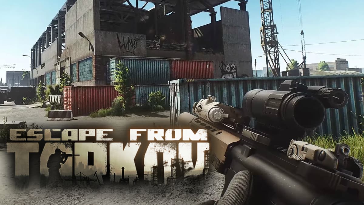 Escape from Tarkov gun and logo