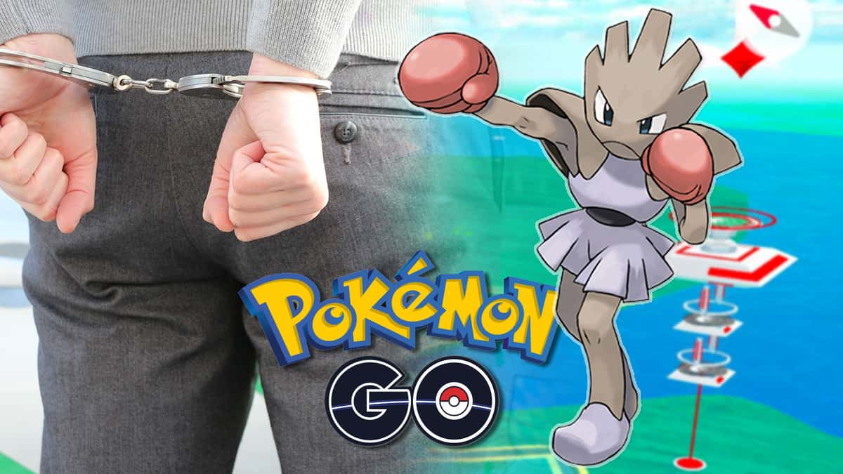 pokemon go hitmonchan arrested