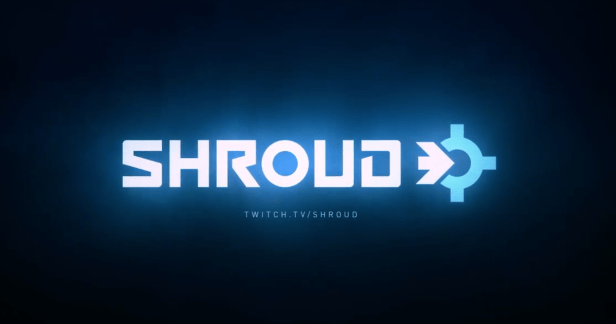 Shroud new logo on Twitch stream