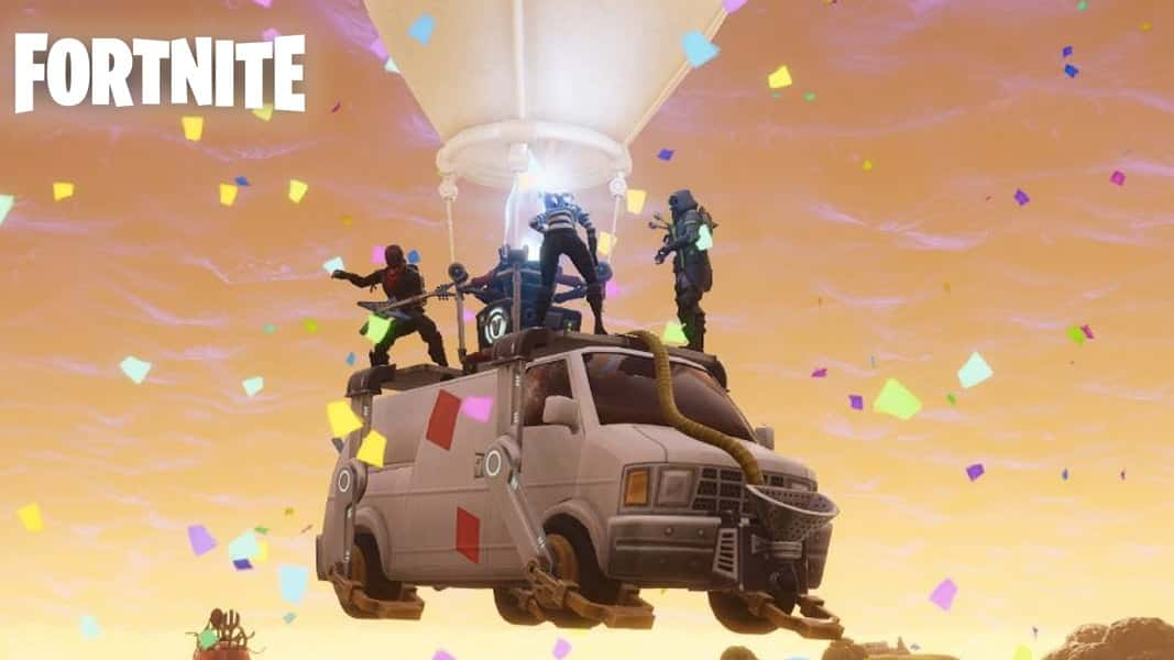 The Getaway LTM van in Fortnite