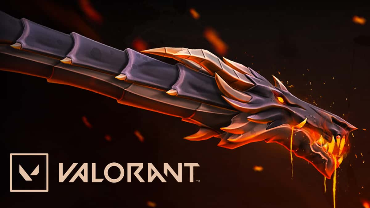 Valorant Elderflame skin.