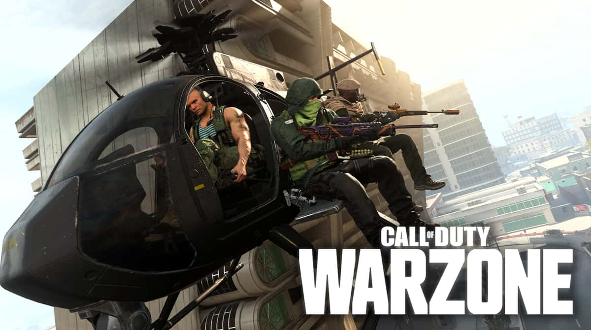 Call of Duty Warzone helicopter