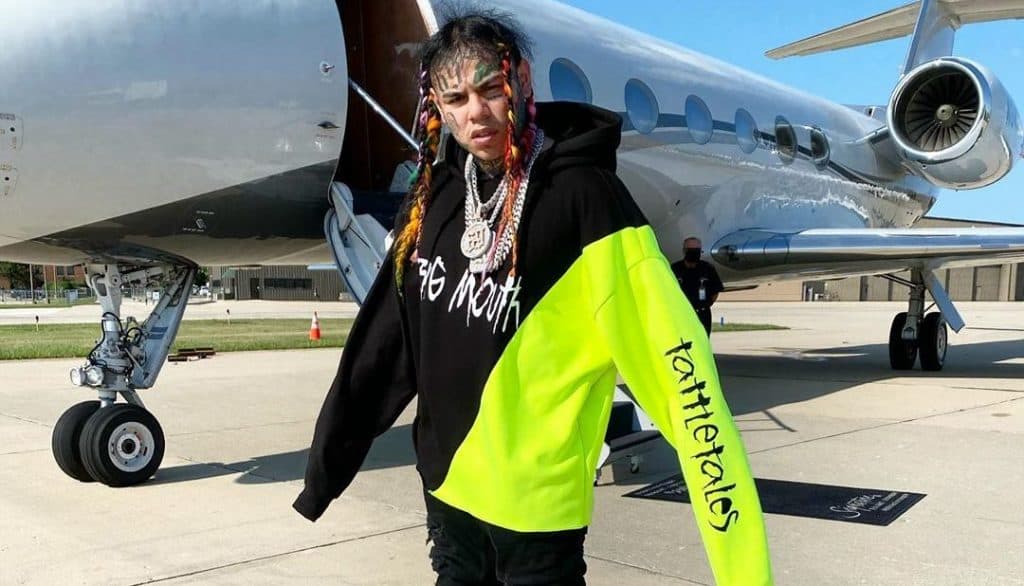 6ix9ine private jet