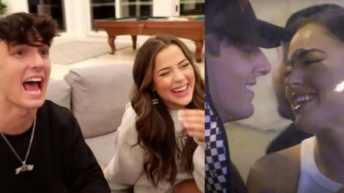 Bryce Hall and Tessa Brooks react to dating rumors