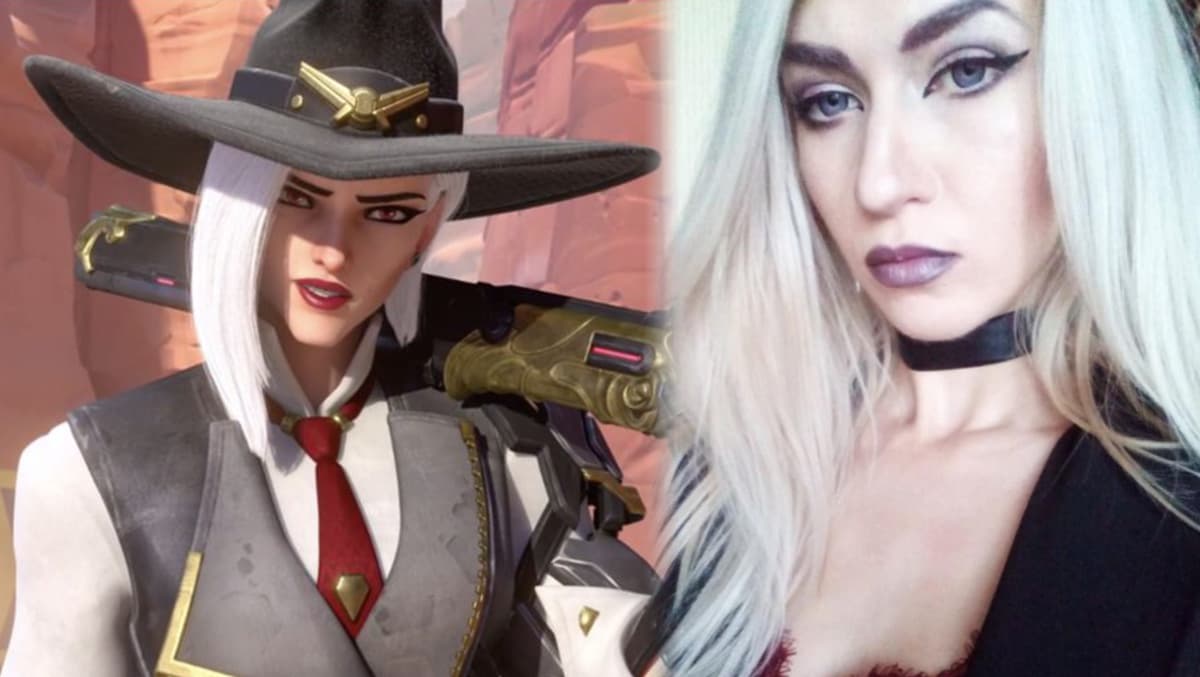 Overwatch Ashe cosplayer