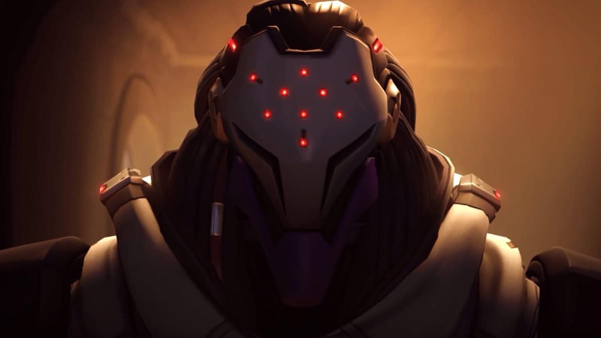 The Omnic at the end of Overwatch Storm Rising