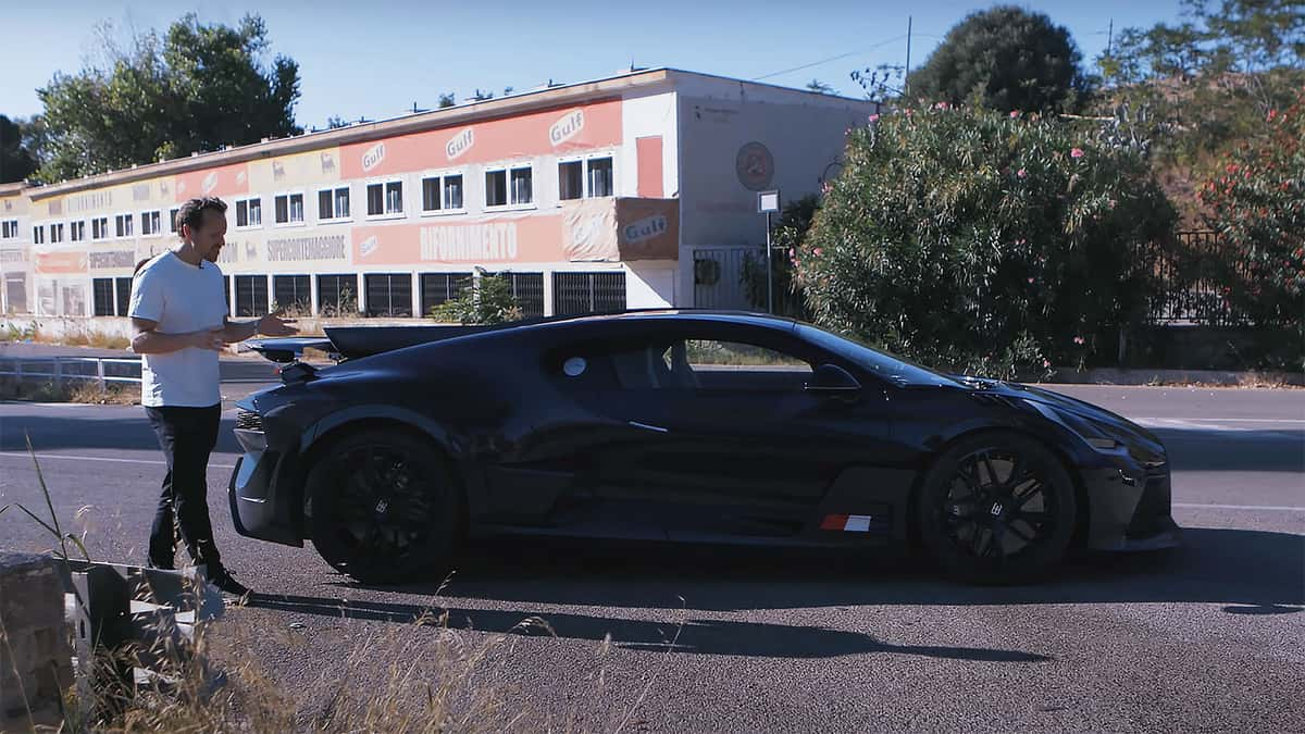 Top Gear with Bugatti Divo hypercar