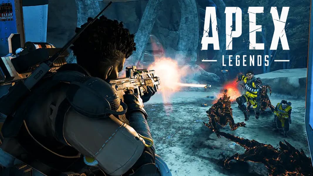 Bangalore firing gun in Apex Legends