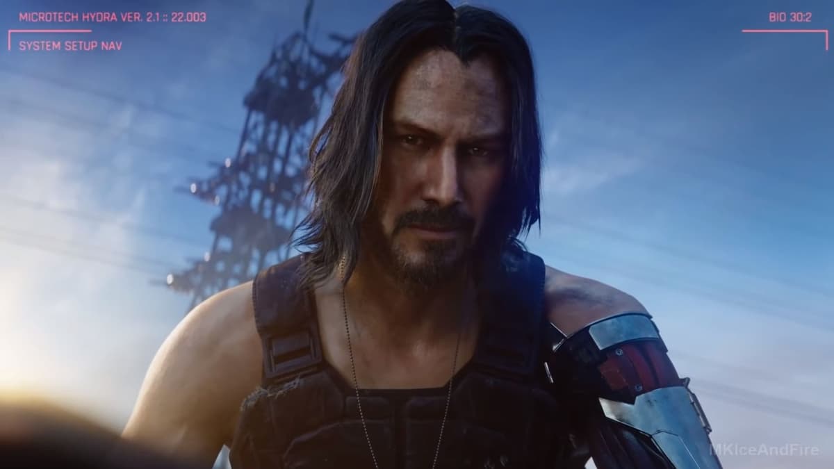 Keanu Reeves in Cyberpunk 2077