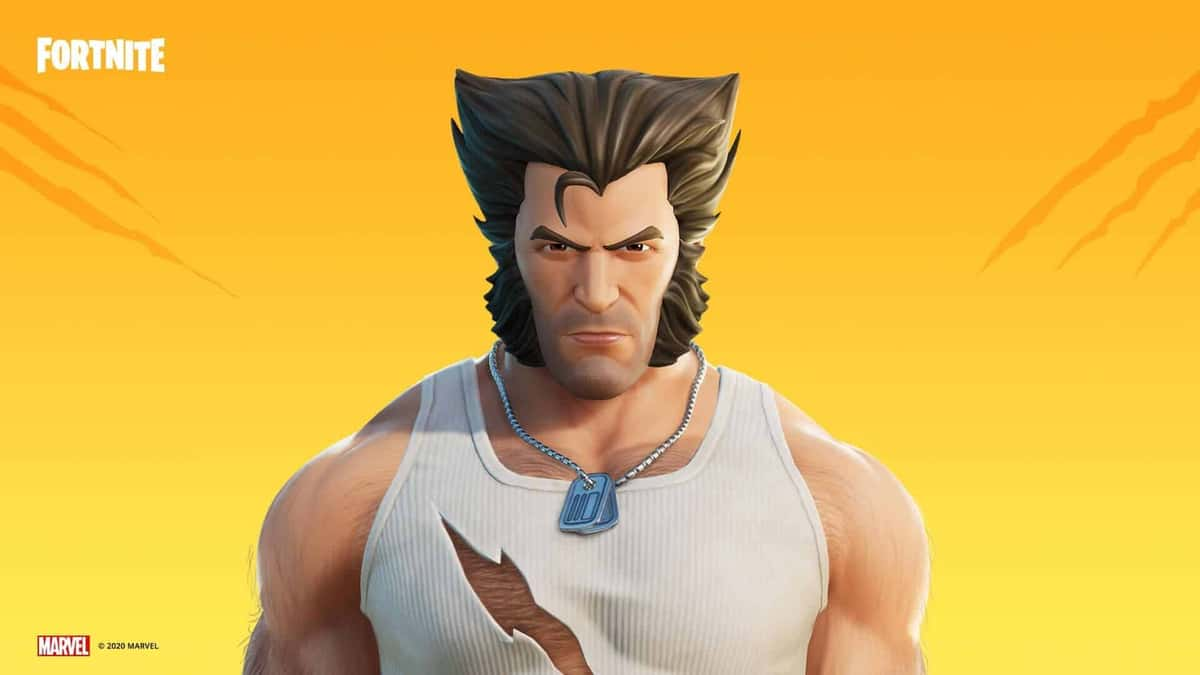 Logan in costume in Fortnite